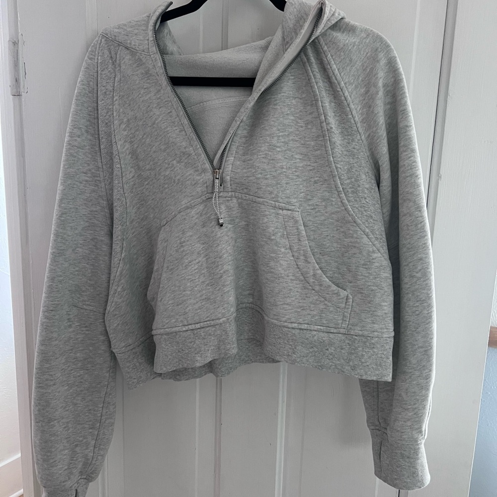 Lululemon Athletica scuba hoodie Light Gray